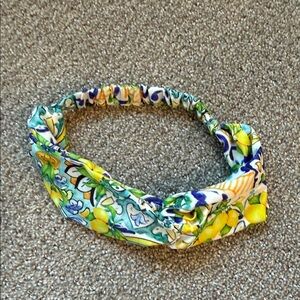 Floral Print Headband - Multicolor